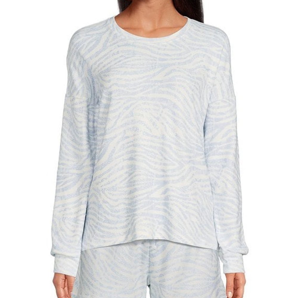 PJ Salvage Zebra Print Top NWT